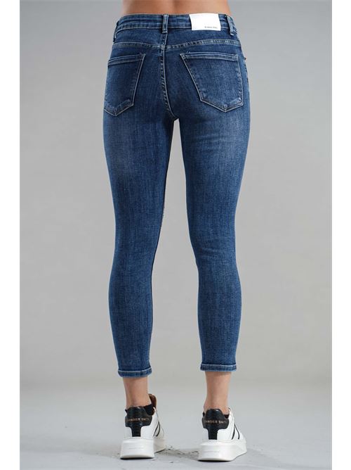 Jeans con microstrass elmas phil | 011115DENIM